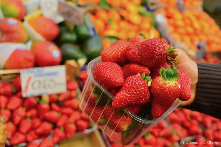 Italian strawberries Emilia-Romagna